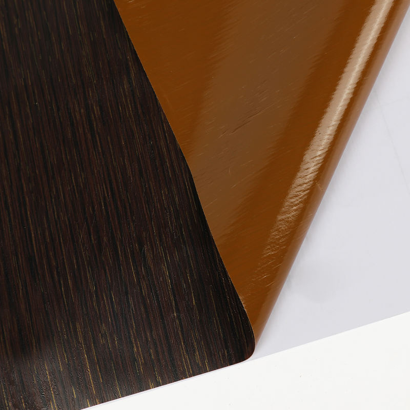 Hoogglanzende PVC-film met houtnerf