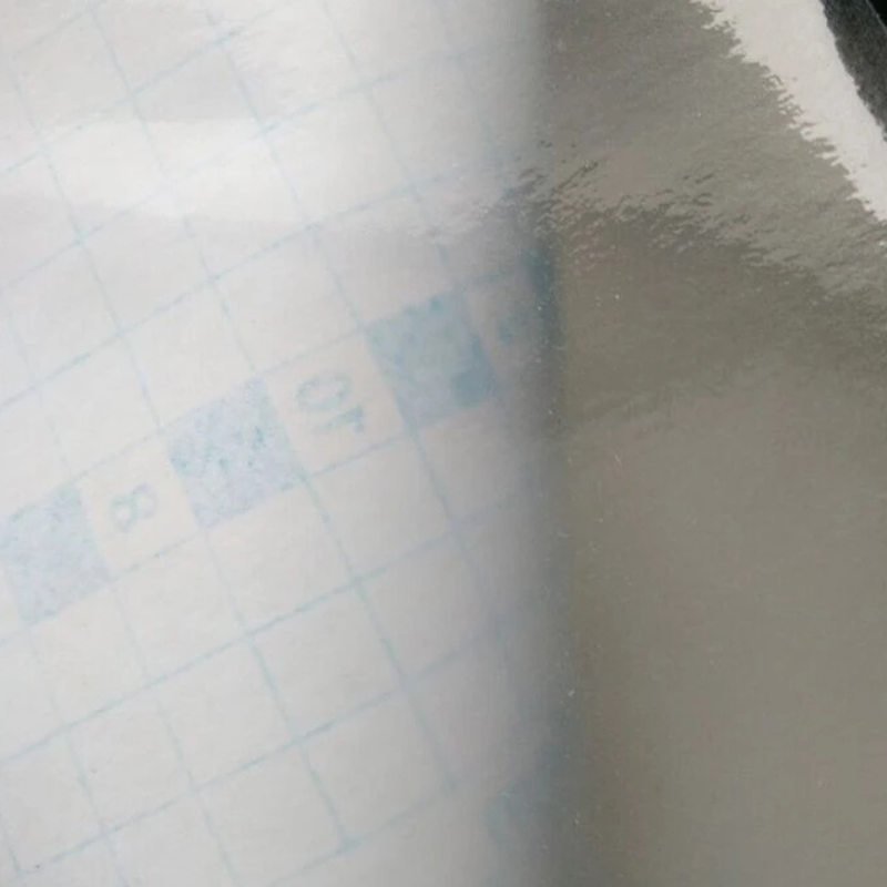 Zeer transparante waterdichte boekomslag van Roll